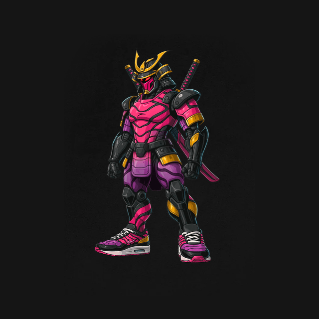 Seiiki T-shirt samurai Piano / Dusk
